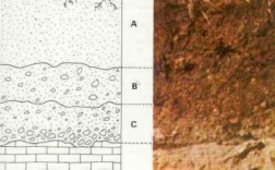 土壤剖面表层（土壤剖面表层土下层土基岩碎屑基岩）