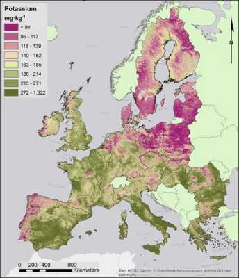 欧洲土壤（欧洲土壤类型分布图）-图1