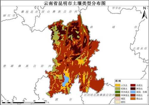 云南土壤分布图（云南土壤分布的特点及地带性规律）